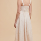 Farmer's Field Gingham Maxi Dress - Cream