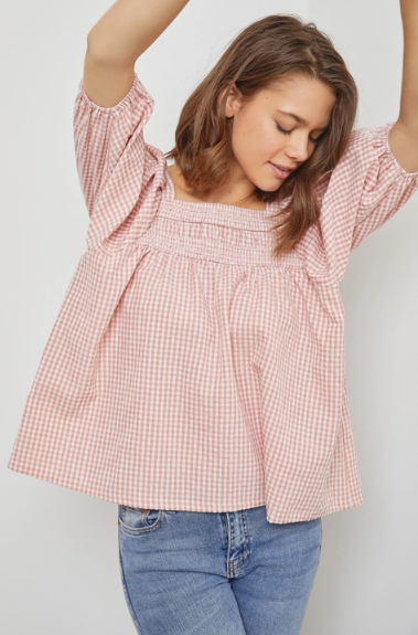 Picnic Part Gingham Top