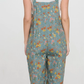 Posy Floral Jumpsuit - Blue