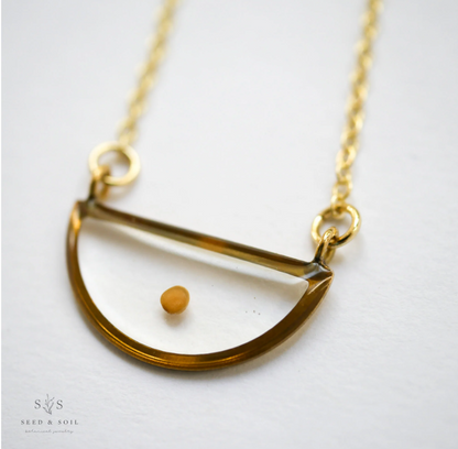 Demi Mustard Seed Necklace - Seed and Soil