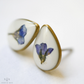 Forget-me-not Teardrop Earrings - Seed and Soil