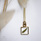 Mini Square Fern Necklace - Seed and Soil