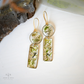 Modern Moss Earrings - Seed and Soil