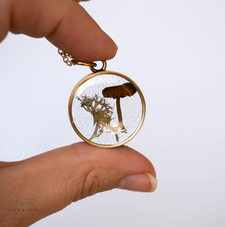 Forest Floor Necklace - Seed and Soil