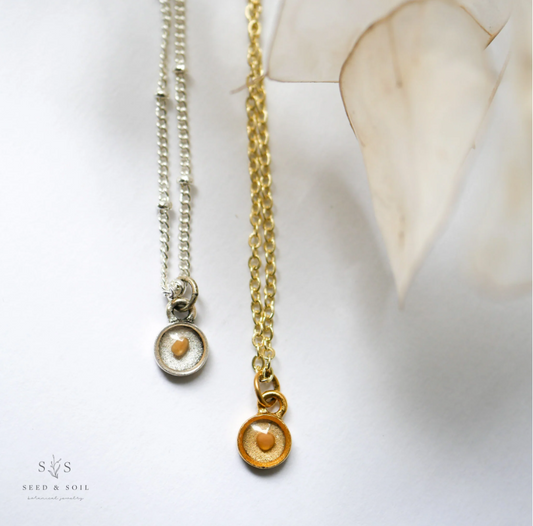 Tiny Mustard Seed Circle Necklace