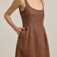 Fresh Leaves Mini Dress