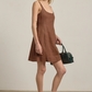 Fresh Leaves Mini Dress