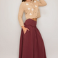 Kate Lettuce Trim Maxi Skirt
