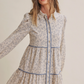 Autumn in Bloom Midi Dress