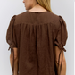 Penelope Woven Top