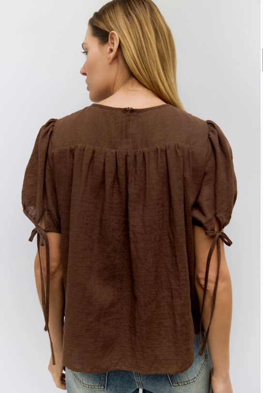 Penelope Woven Top
