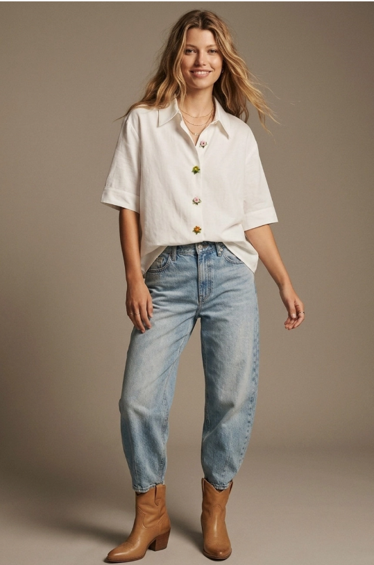 Pop of Florals Blouse