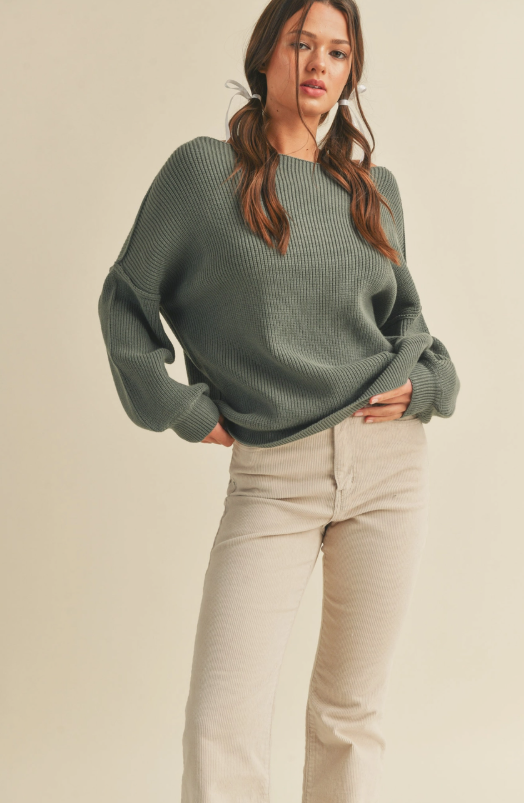 Lilianna Boat Neck Sweater