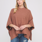 Autumn Breeze Knitted Poncho