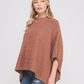 Autumn Breeze Knitted Poncho