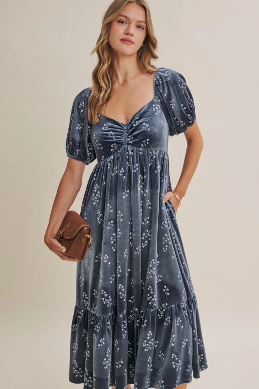 Winter Whisper Midi Dress