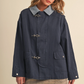 Indigo A-Line Utility Jacket