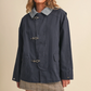 Indigo A-Line Utility Jacket