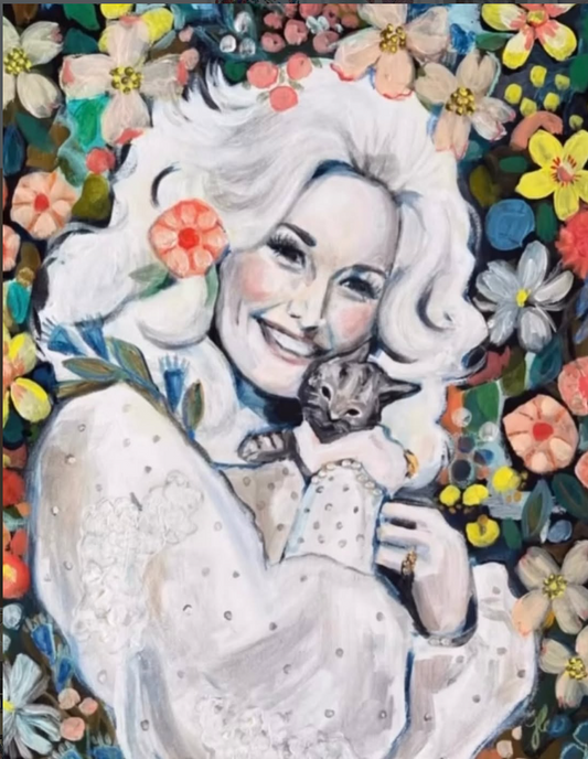 "Dolly" 5x10 Portrait Art Print - J Lee Mancier Art