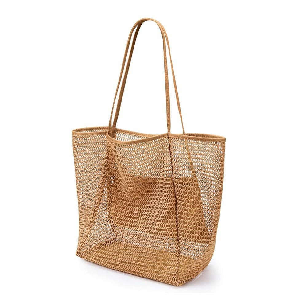 Beach Bag Mesh Shoulder Bag