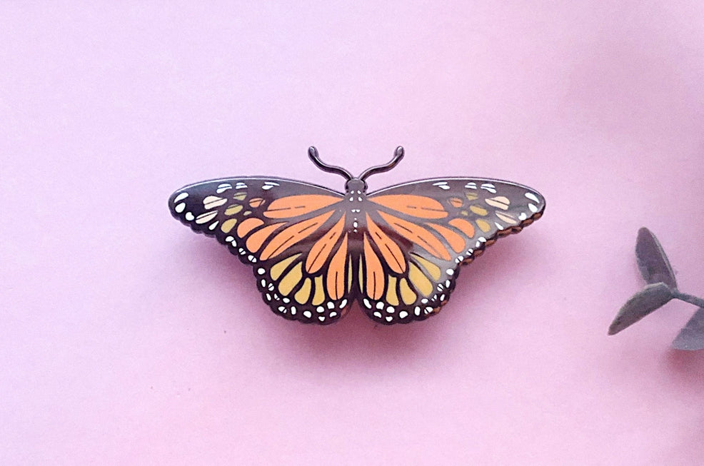 Monarch Butterfly Enamel Pin