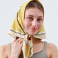 Camellia Floral Bandana: Smooth Stylish Scarf
