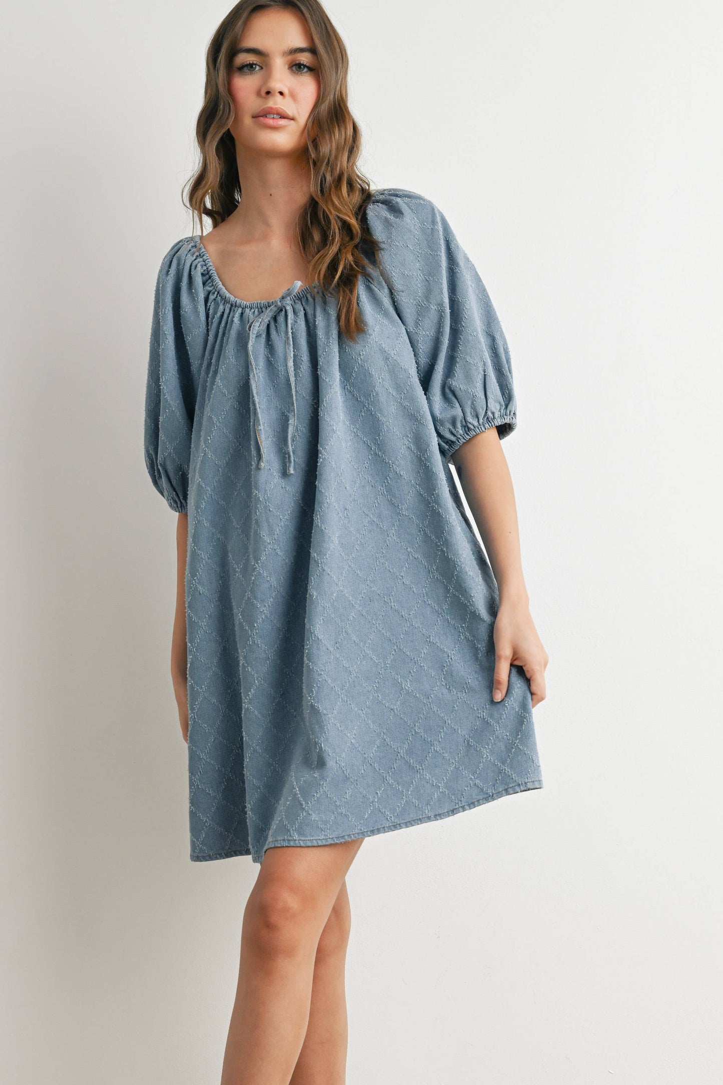 Ally Puff Sleeve Mini Dress