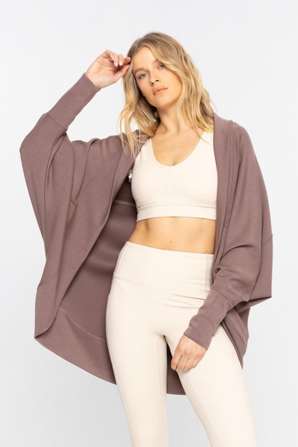 Lounge Anywhere Cocoon Cardigan - Mocha