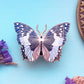 African Bluewing Butterfly Enamel Pin