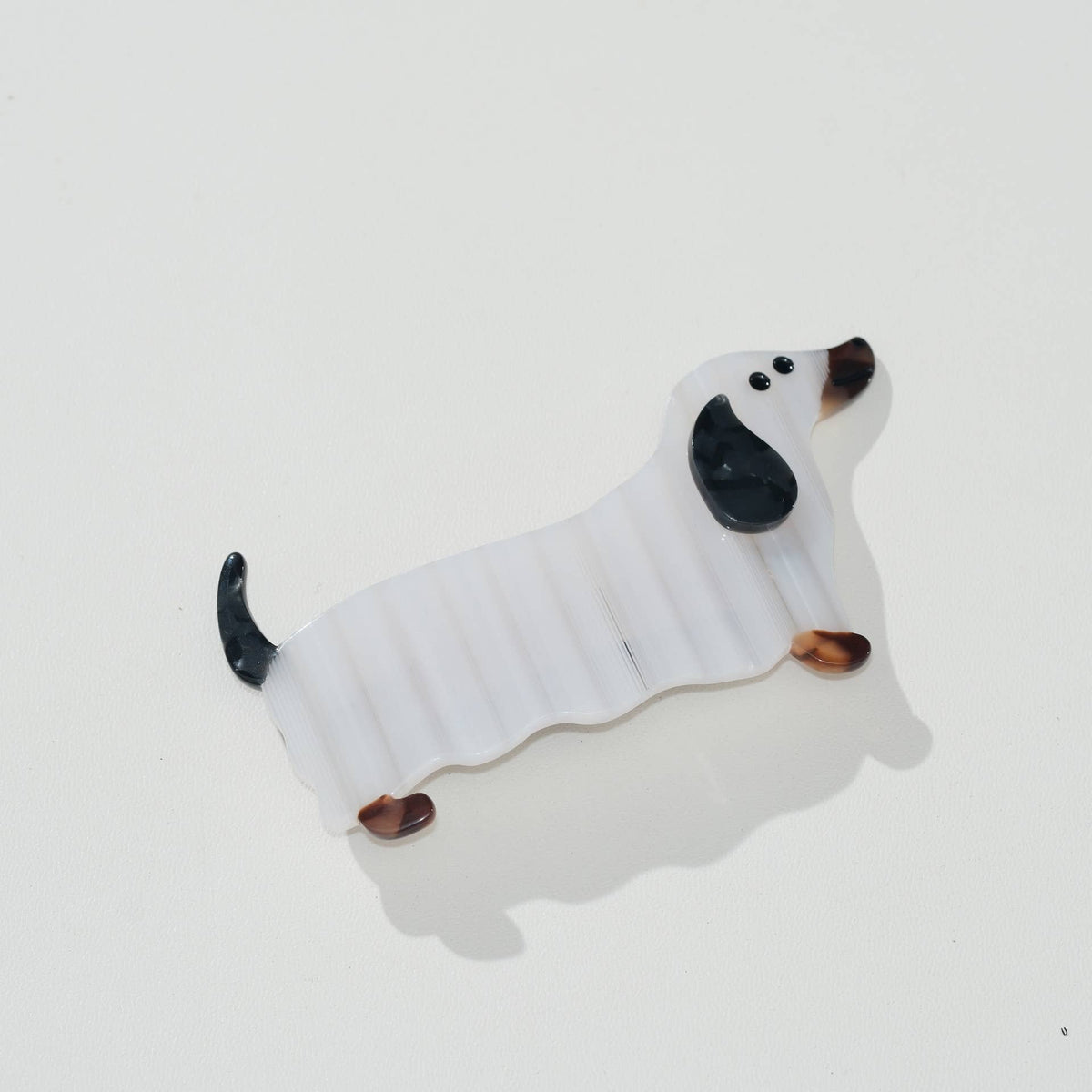 Dachshund Ghost French Hair Clip
