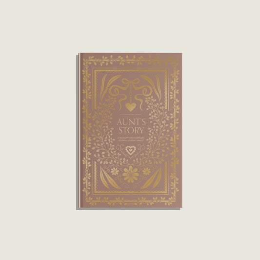Aunt's Story Linen Guided Journal