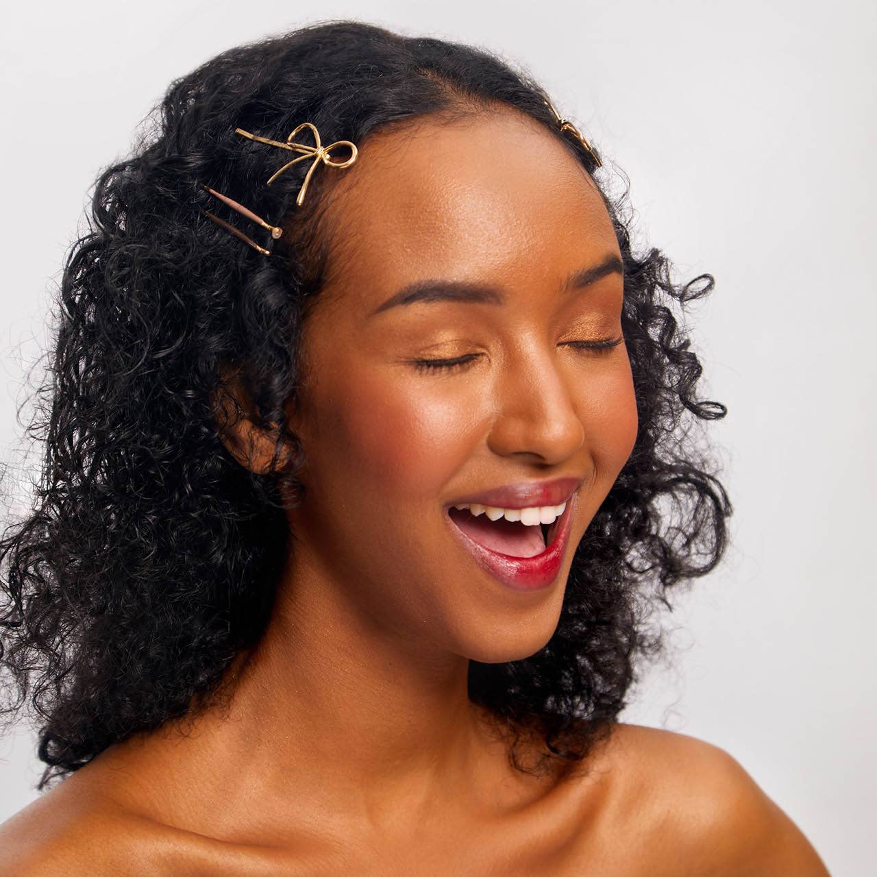 Cloud & Bow Bobby Pins 8pc Set