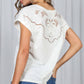 Brianna Embroidery Accent Knit Top