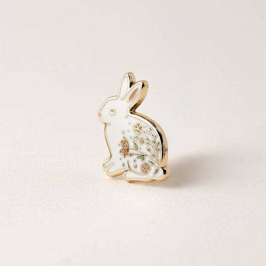 White Rabbit Lapel Pin