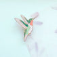 Ruby-Throated Hummingbird Enamel Pin