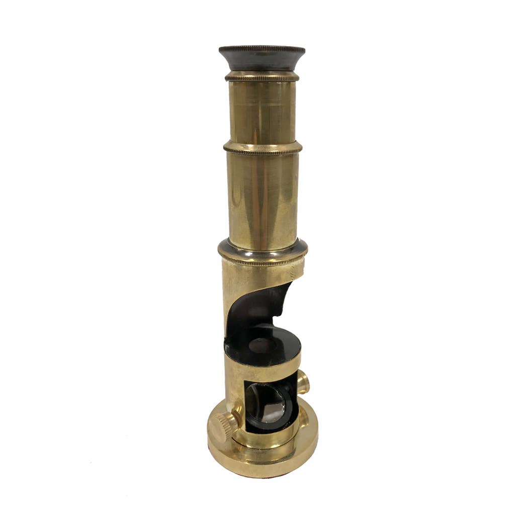Polished Brass Field Microscope