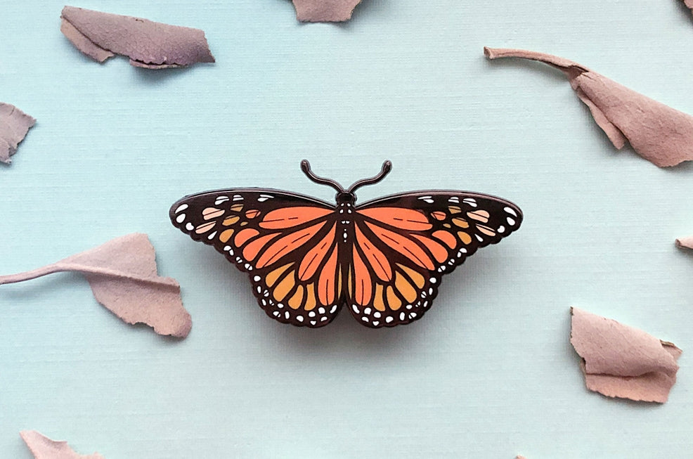 Monarch Butterfly Enamel Pin