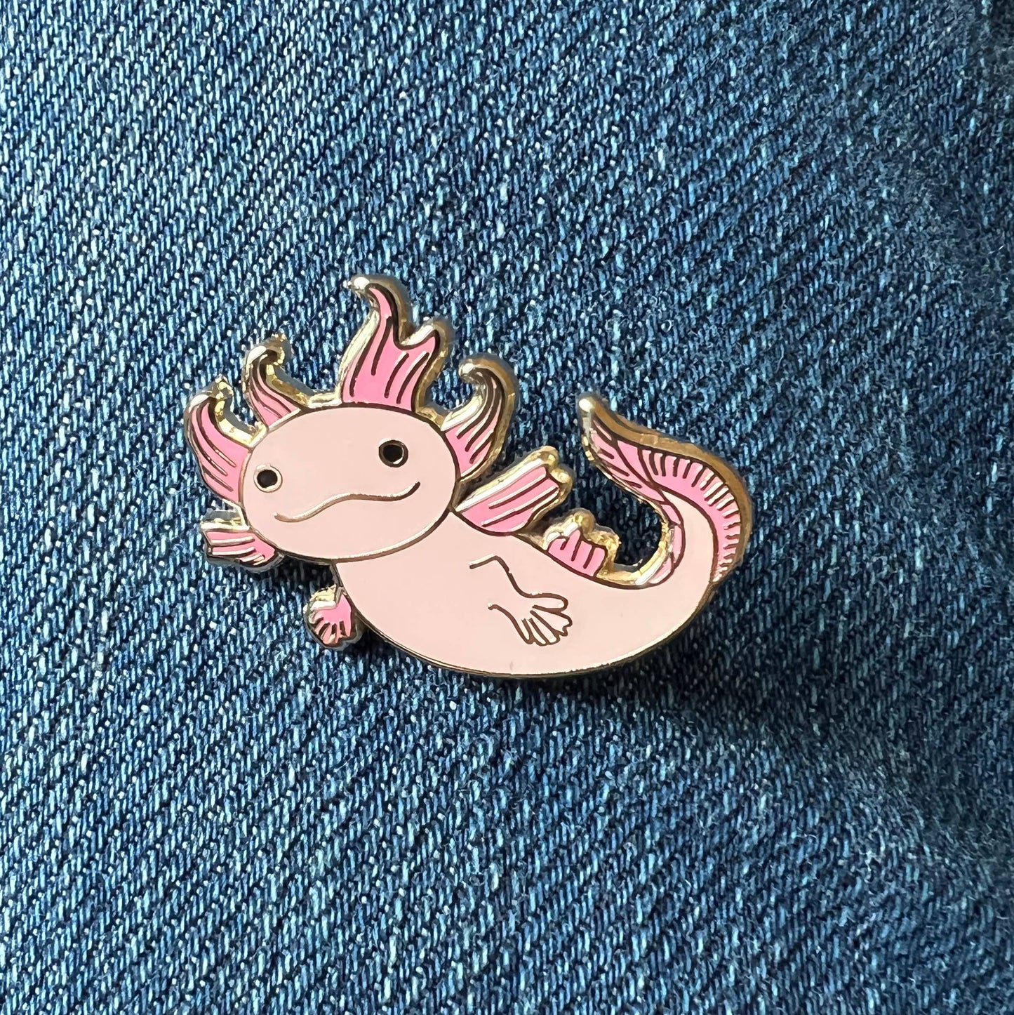 Axolotl Enamel Pin