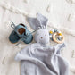 Bunny Muslin Baby Comforter - Grey