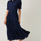 Carolina Checkered Button Down Midi Dress