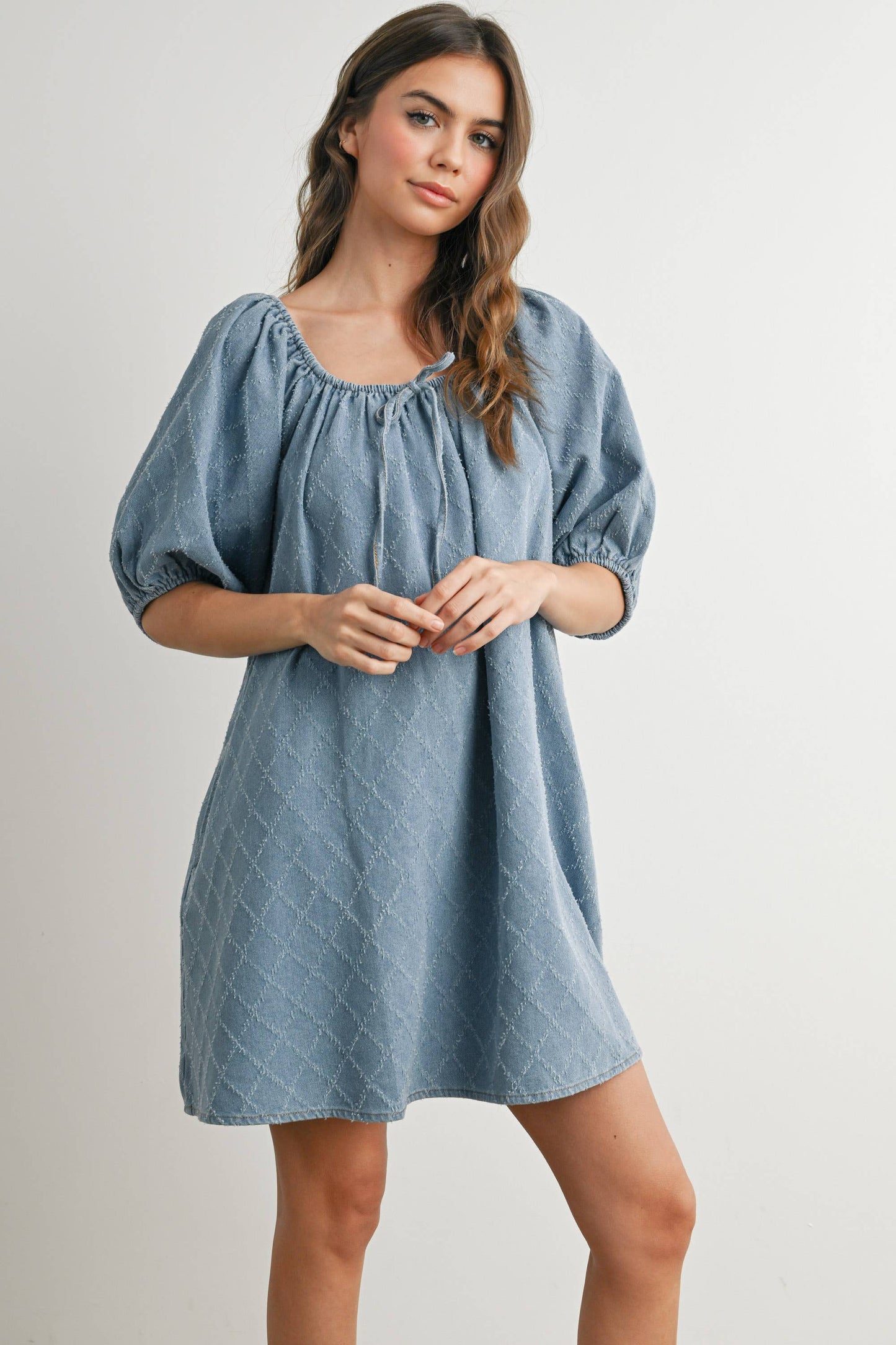 Ally Puff Sleeve Mini Dress