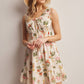 Trina Floral Smocked Waist Mini Dress