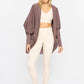 Lounge Anywhere Cocoon Cardigan - Mocha