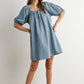Ally Puff Sleeve Mini Dress
