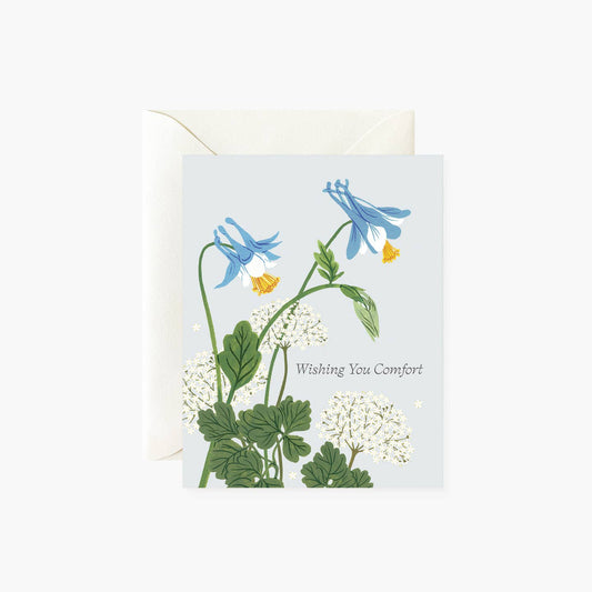 Wishing You Comfort Sympathy Card