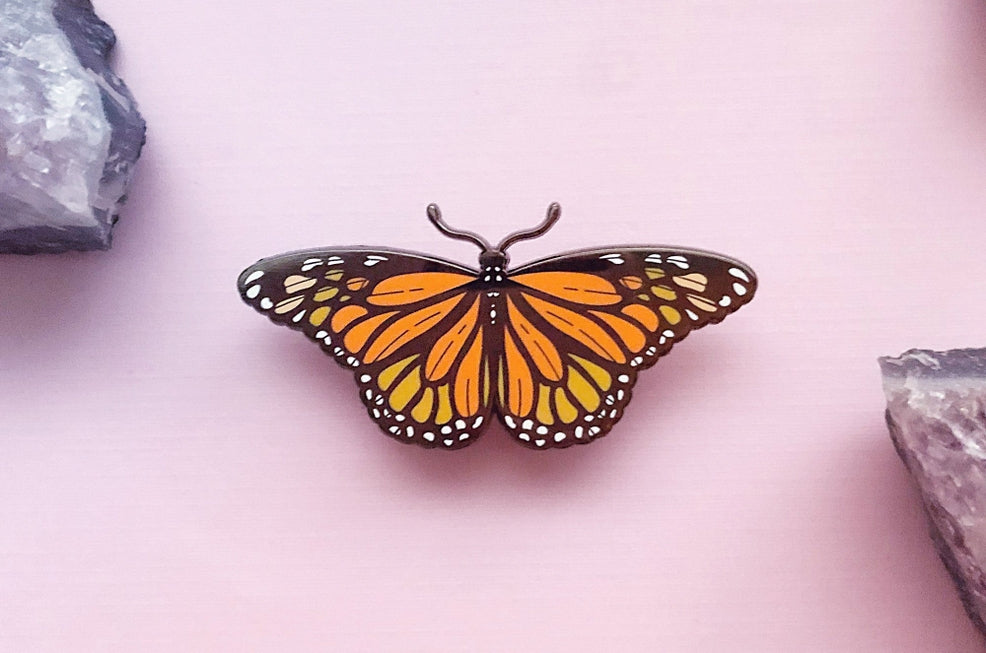 Monarch Butterfly Enamel Pin