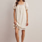 Lisa Lace Puff Sleeve Mini Dress
