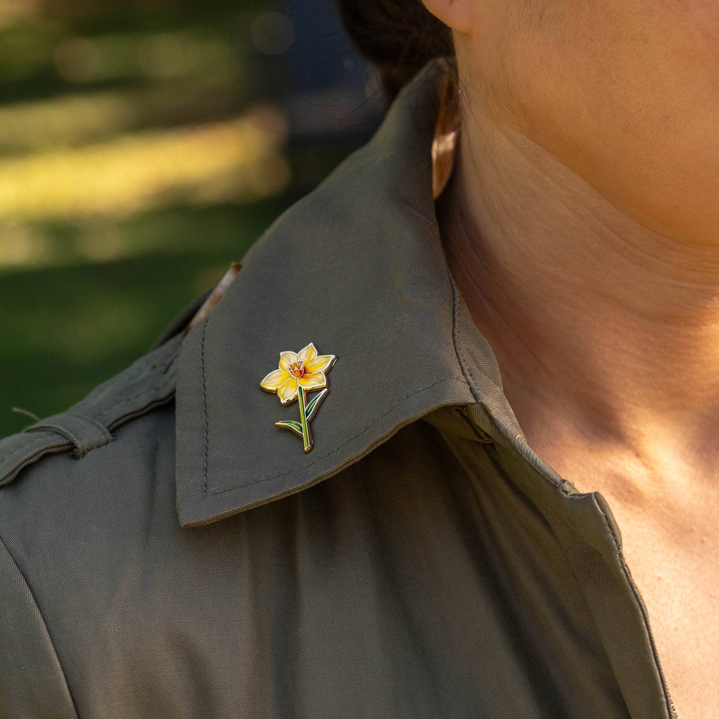 Daffodil Pin Brooch