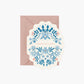 Bluescale Floral Congratulations Card