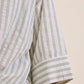 Coastal Comfort Striped Button-down
